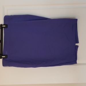 Purple midi skirt